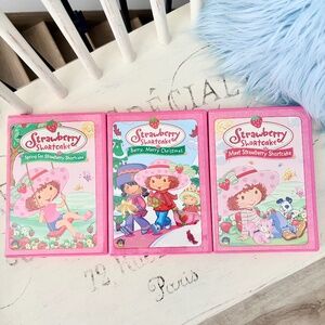 Strawberry‎ Shortcake, DVDs, Vintage 2002, Set of 3, Good Condition